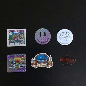 Bundle of 6 Brandy Melville stickers